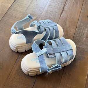 OshKosh Blue Denim Strappy Kids Sandals